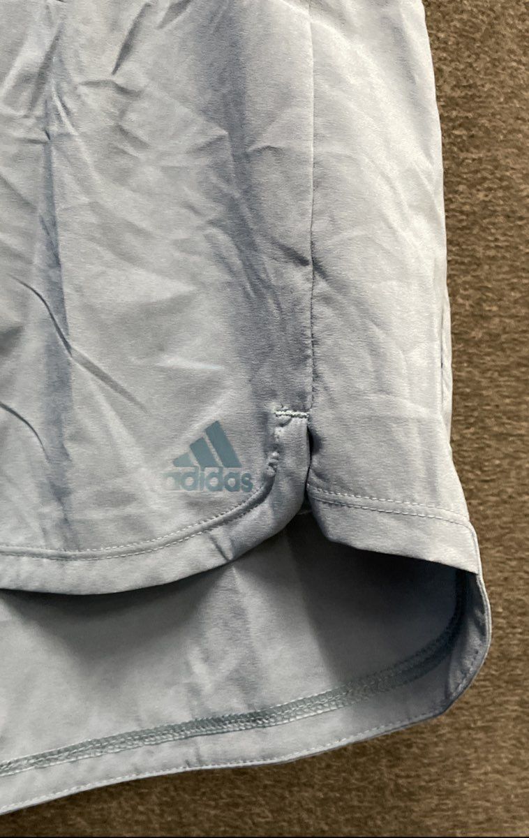 Adidas Women's AEROREADY Running Shorts Light Blue Athletic XL NWT