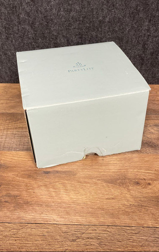 NIB PartyLite Crystal Castle Candle Holder