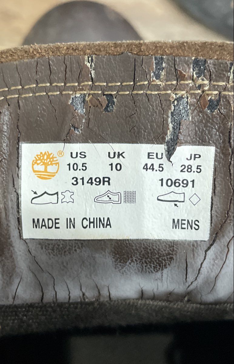 Timberland Earthkeepers Heritage Brown Leather Chukka Boots Men's Size 10.5