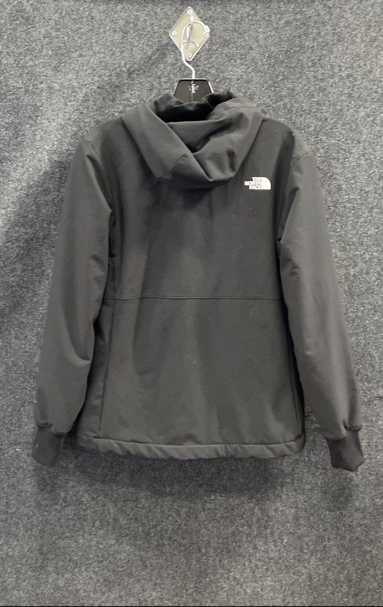 The North Face Women's Black Shelbe Raschel Hoodie Softshell Fleece Jacket Sz S