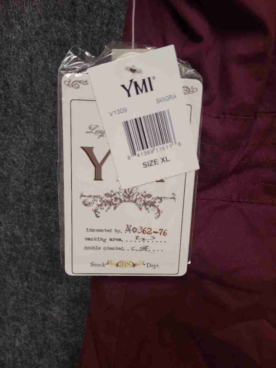 YMI Women's Sangria Maroon Hooded Utility Vest Cotton Full Zip Snap NWT Sz XL