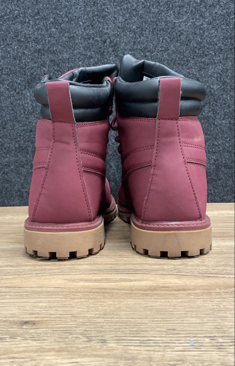 Fila Edgewater Waterproof Thinsulate Red Burgundy Boots Men's Size 8