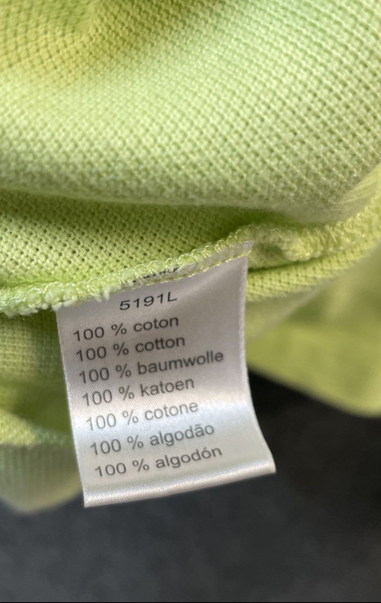Lacoste Men's Short Sleeve Pique Cotton Polo Shirt Pale Green Sz 8 3XL