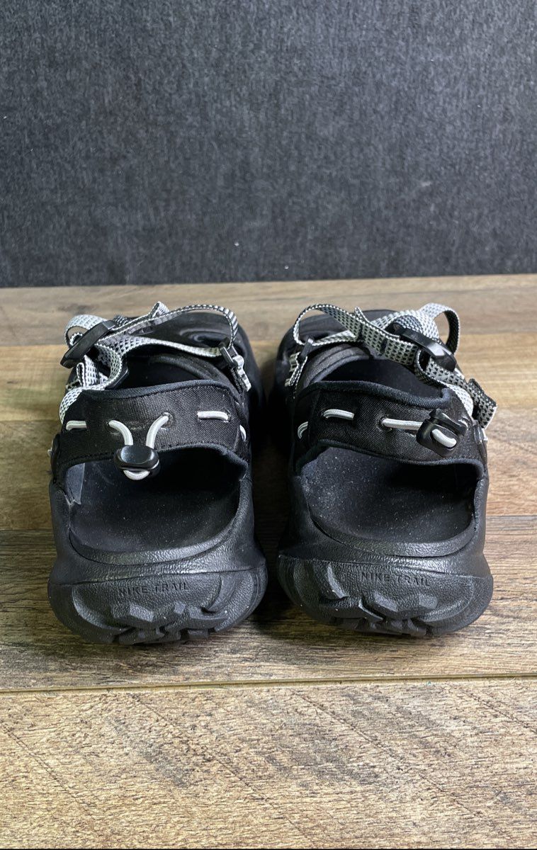 Nike Oneonta Black Pure Platinum Strapped Trail Sandals Men's Size 7