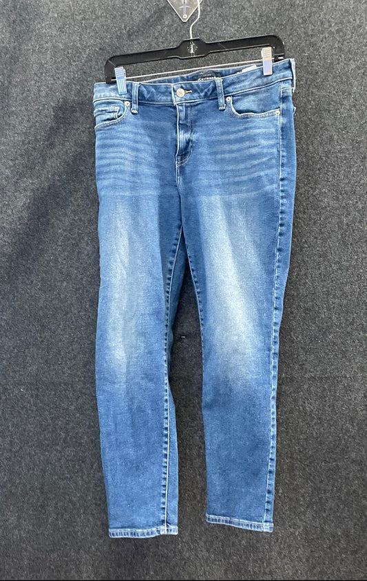 Lucky Brand Women's Blue Ankle Jeans Faded Denim Stretch Size 10/30