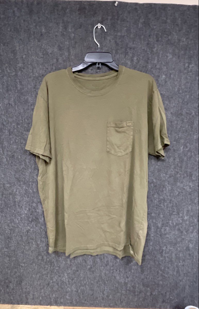 5.11 Tactical Men's Olive Green Pocket T-Shirt Short Sleeve Crew Neck Sz XL
