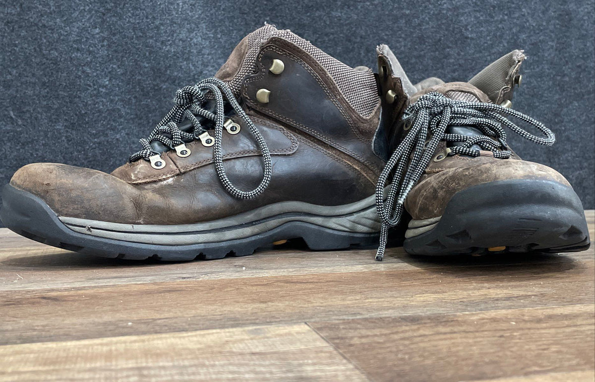 Timberland Outdoor Performance Brown Leather Hiking Boots Size 11.5