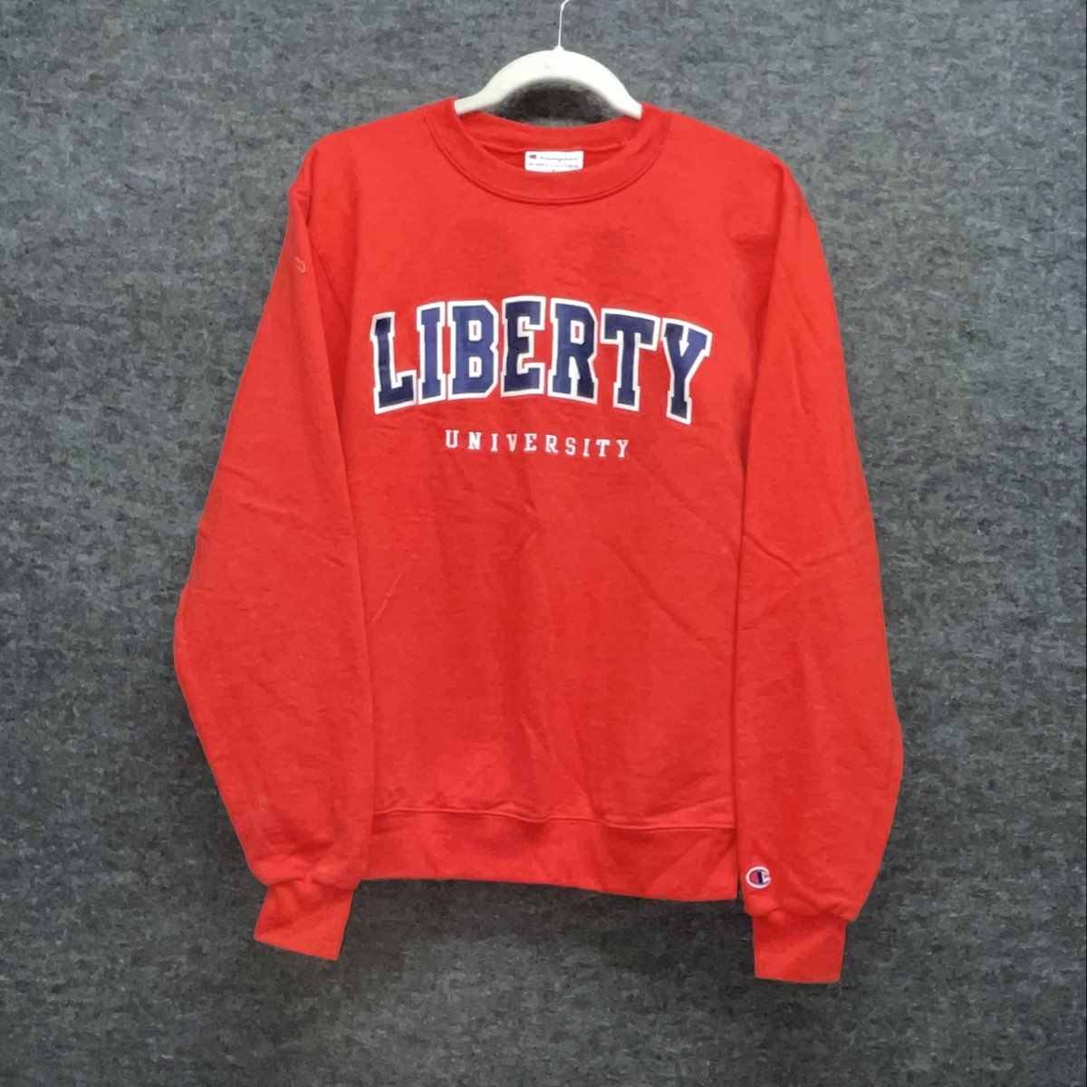 Champion Men's Liberty University Red Pullover Sweatshirt Sz S