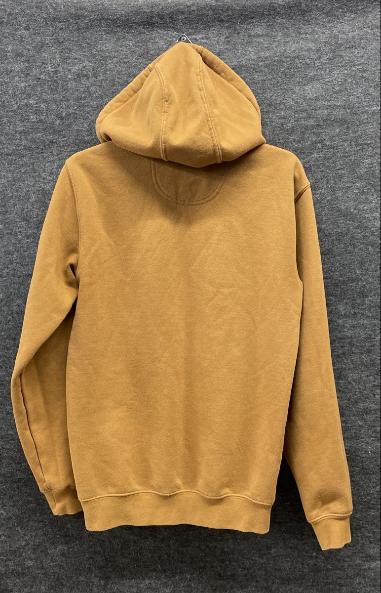 Carhartt Men's Loose Fit Brown Sleeve Logo Pullover Hoodie K288 Size XS