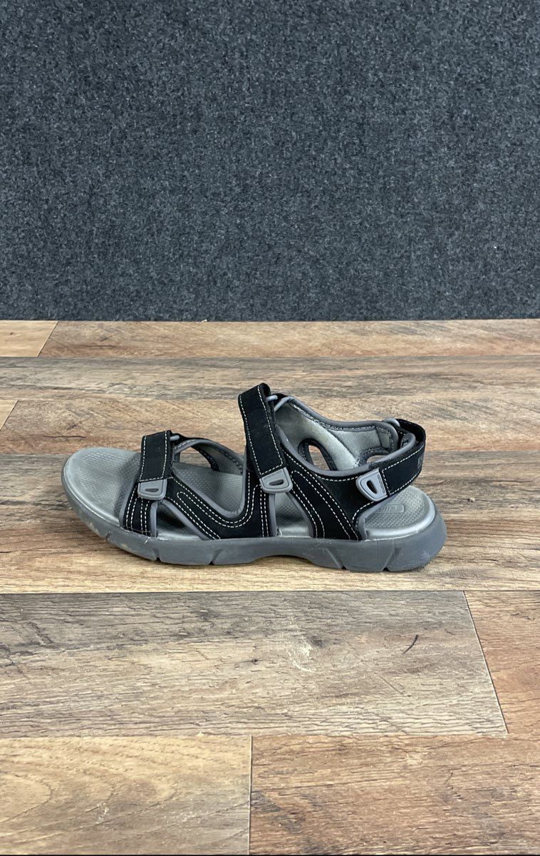 Khombu Evelyn Black Grey Women's Athletic Hiking Strappy Sandals Size 9M