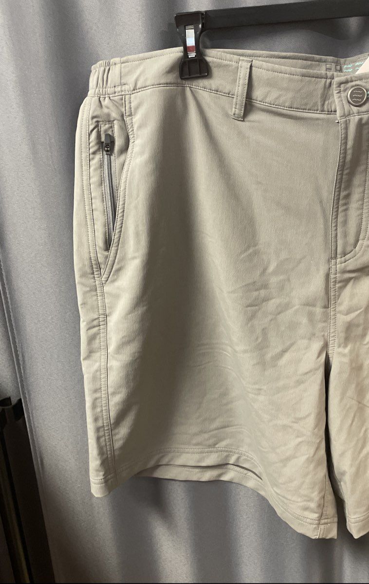 Free Fly Men's Utility Shorts Granite Bamboo Charcoal Blend Stretch 3XL NWT