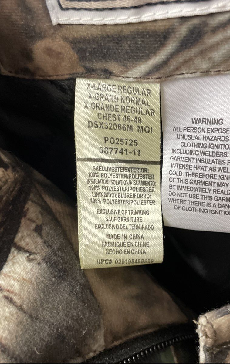 10X Men's Camo Hunting Jacket Mossy Oak Break Up Infinity Parka Sz XL