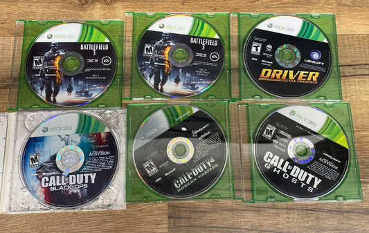 Lot of 6 Assorted Xbox 360 Games