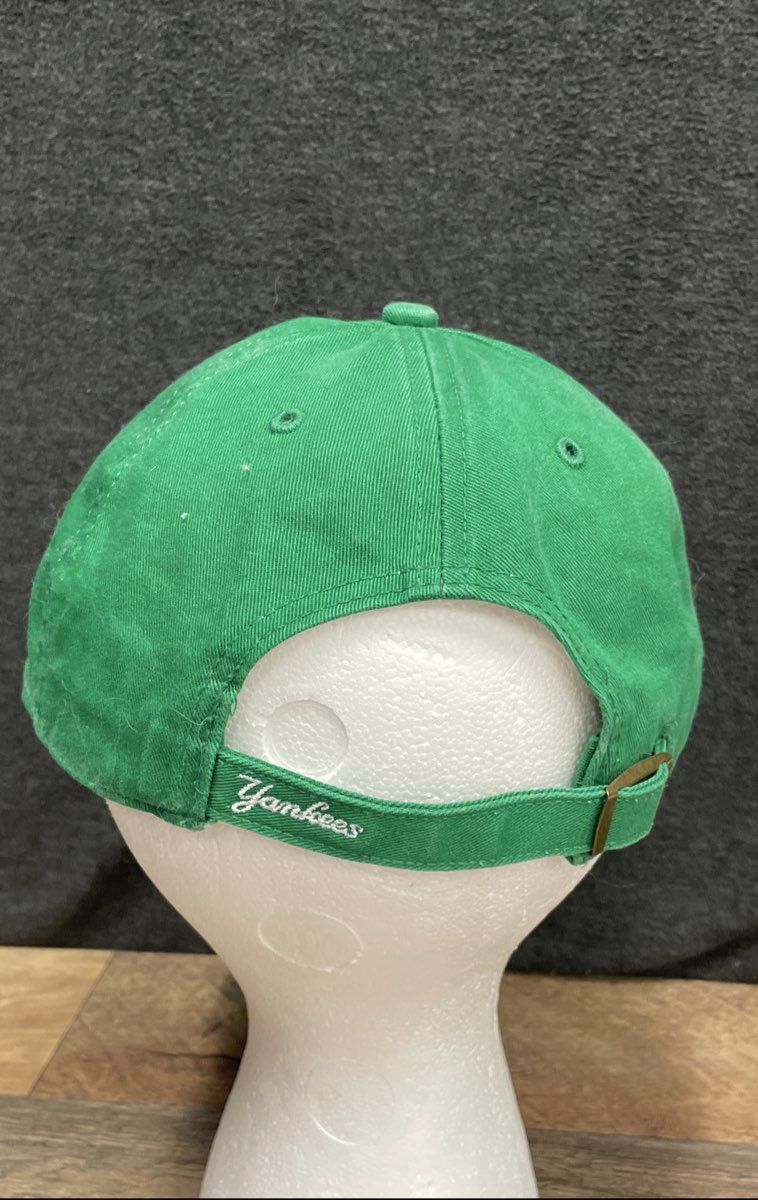 '47 New York Yankees St Patrick's Day Green White Shamrock Adjustable Hat OSFA