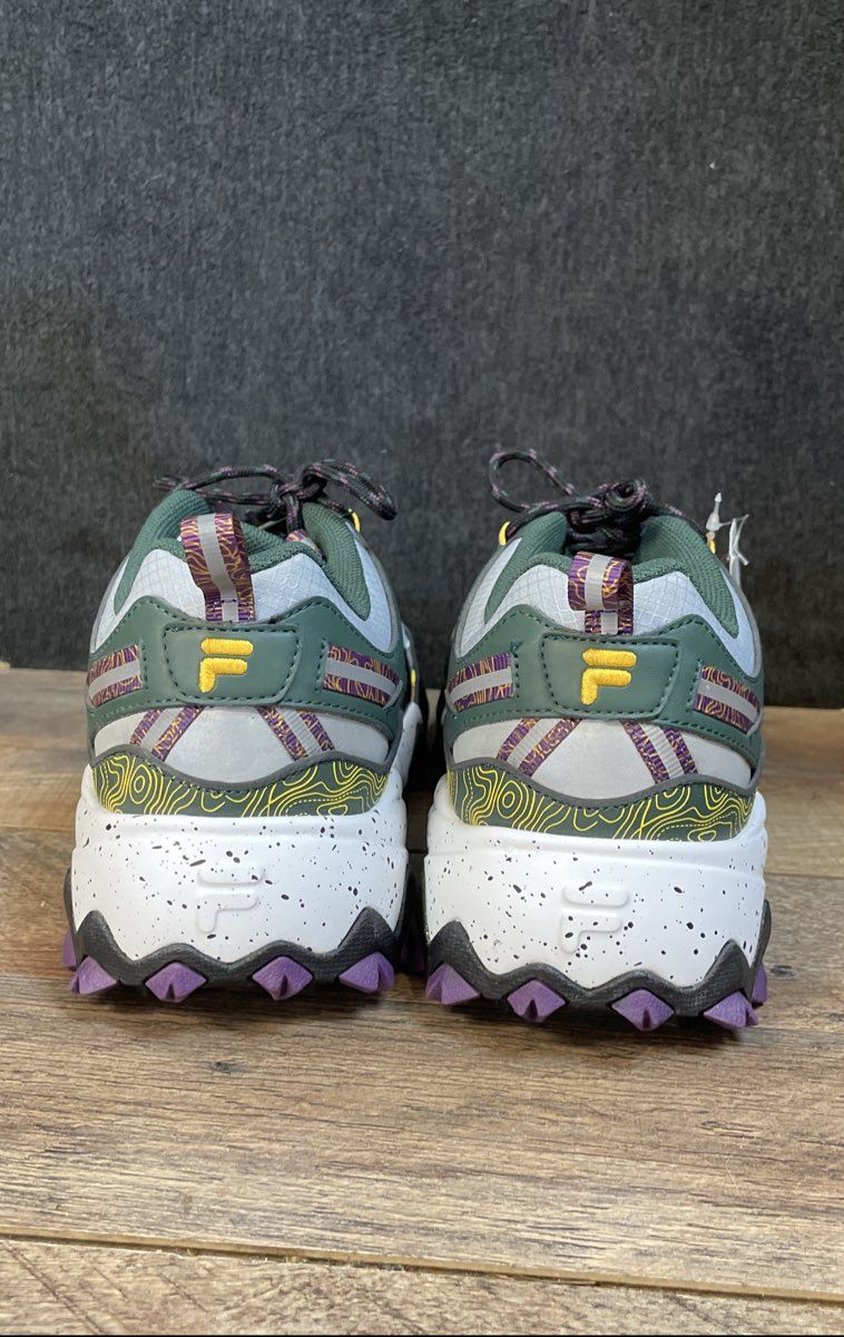 Fila Oakmont TR Hunter Sycamore Multicolor Trail Sneakers Men's Size 10 NWT