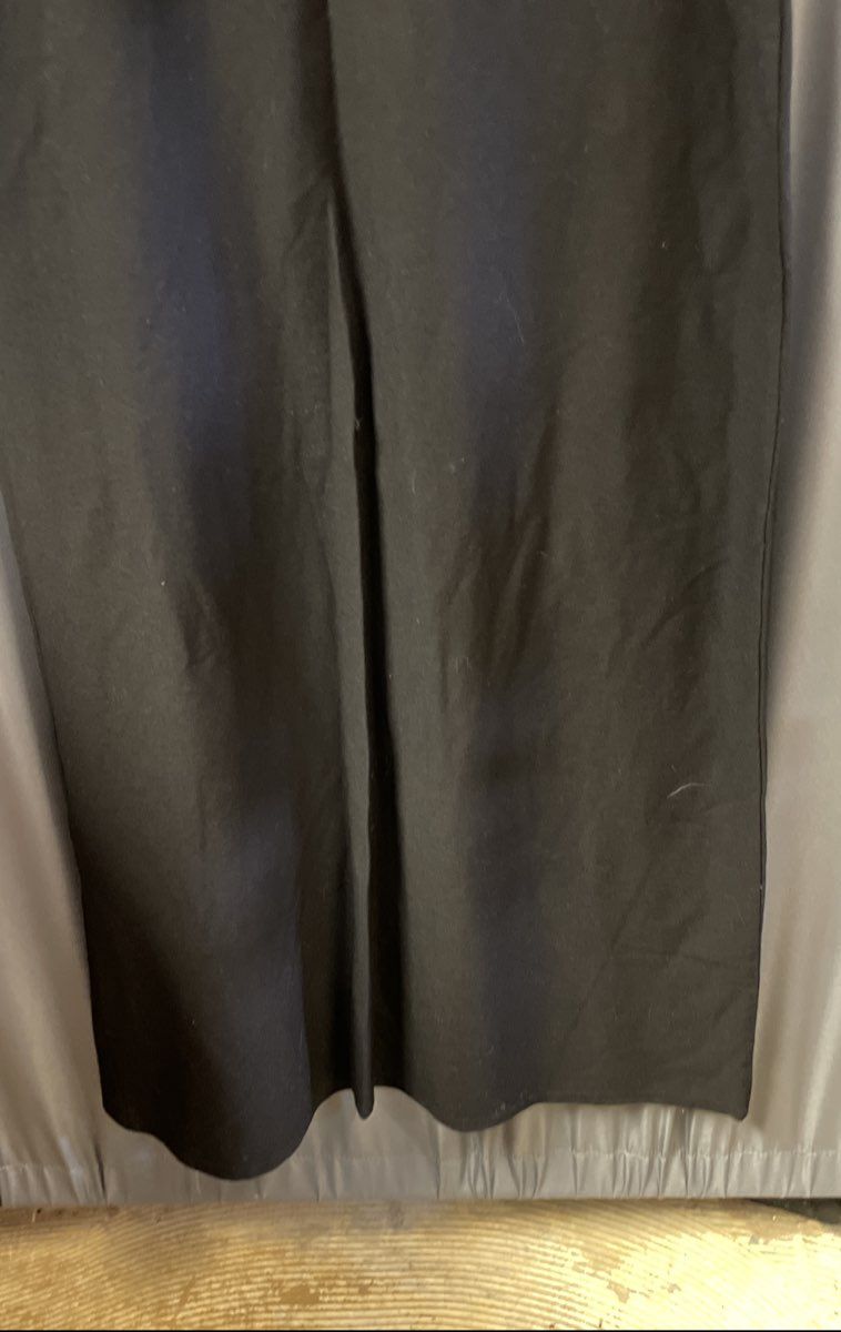 Eileen Fisher Women's Black Surplice V-Neck Sleeveless Viscose Midi Dress Sz S