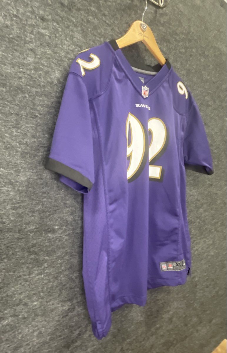 Nike Boys Baltimore Ravens Haloti Ngata #92 Purple NFL Football Jersey Youth XL