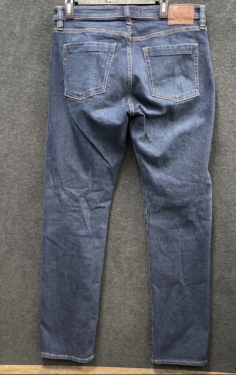 Revtown Men's Automatic Decade Denim Jeans Dark Wash Sz 33x32