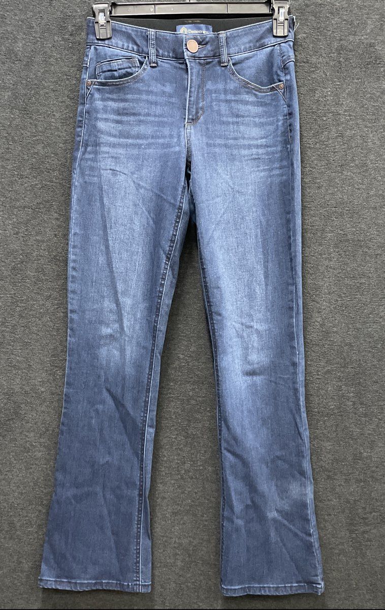 Democracy Women's Ab'solution Blue Stretch Denim Jeans Sz 4