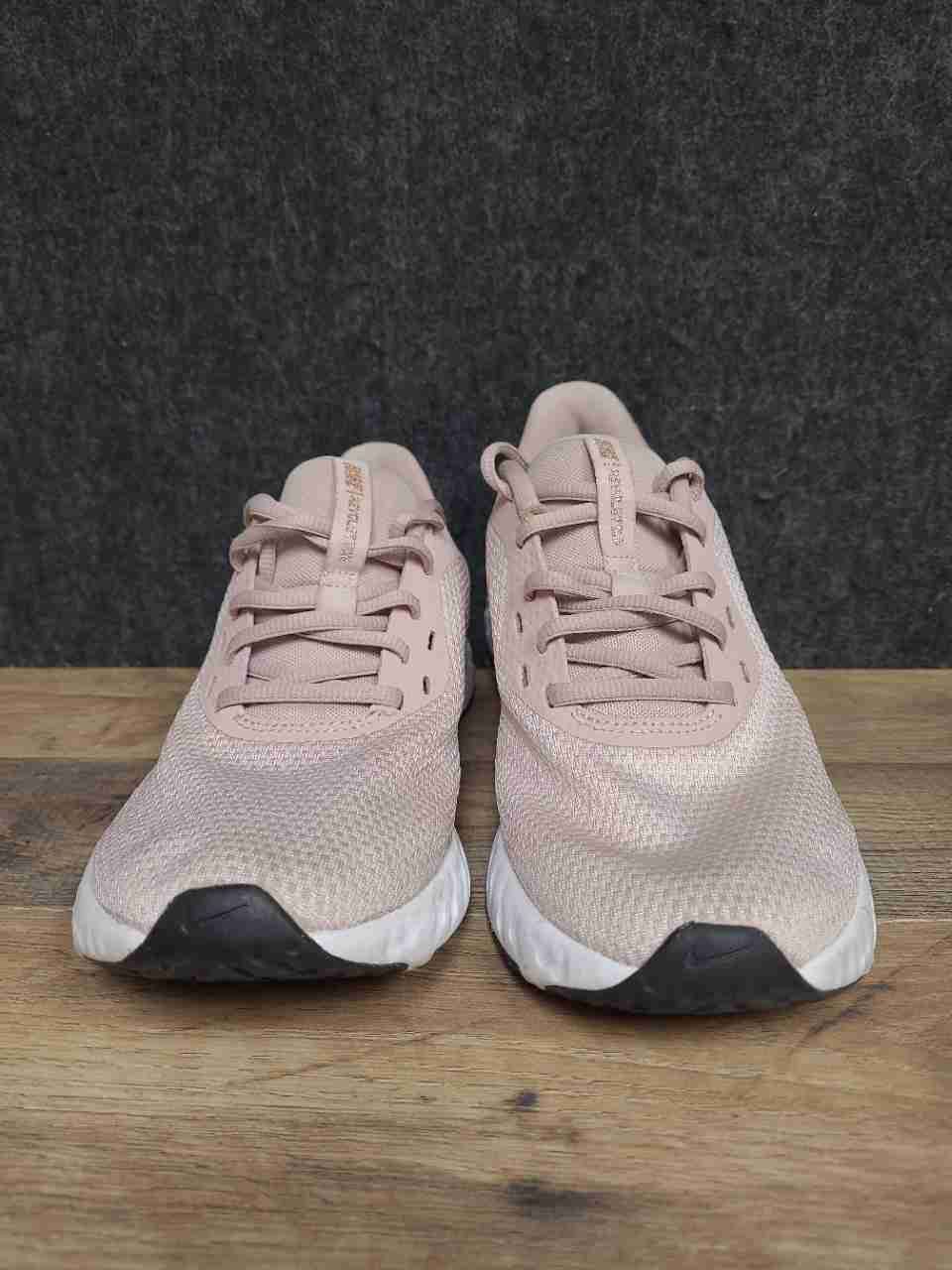 Nike Revolution 5 Arctic Pink Metallic Copper Women Running Shoes Size 8