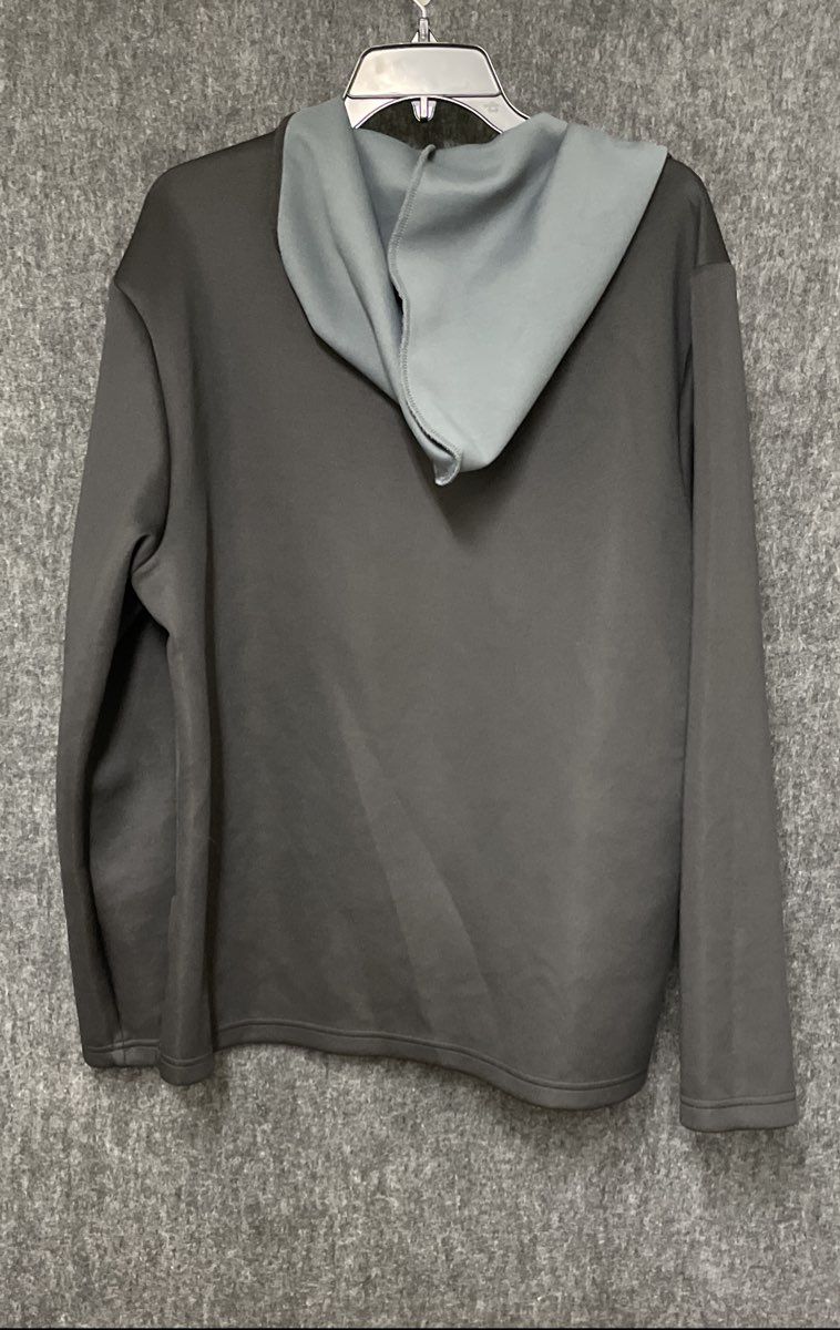 Druids Men's Gray Scramble 1/4 Zip Pullover Hoodie Sz XL