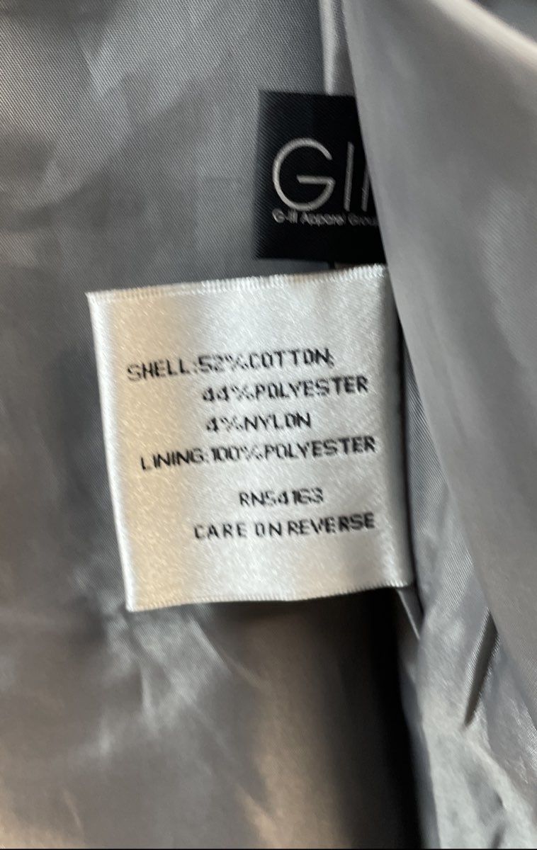 Kenneth Cole New York Women's Cotton Sateen Trench Coat Jacket Chrome NWT Sz XS