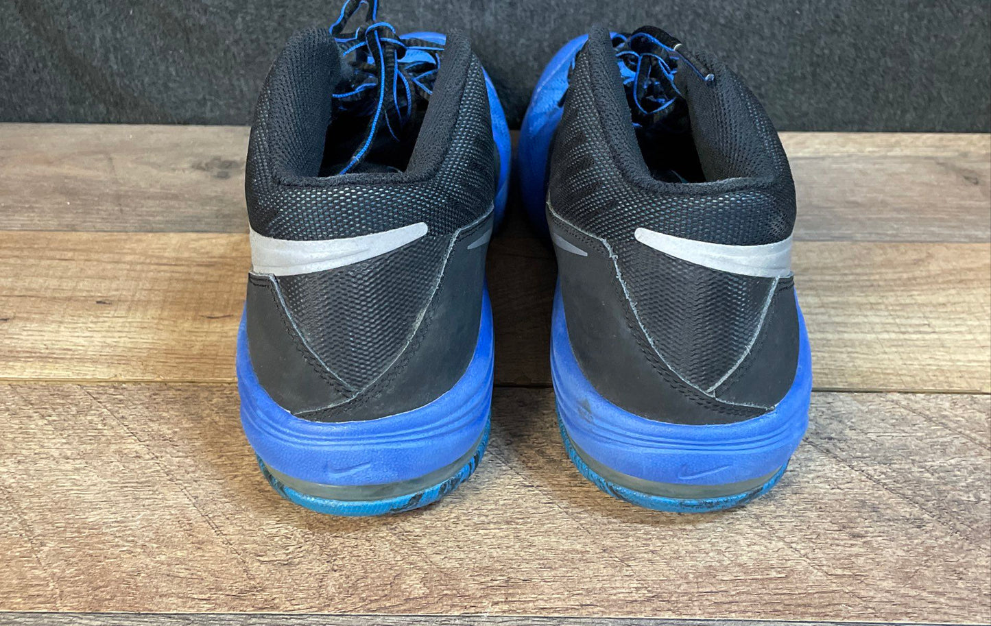 Nike Air Max Emergent Blue Black Basketball Shoes Size 9