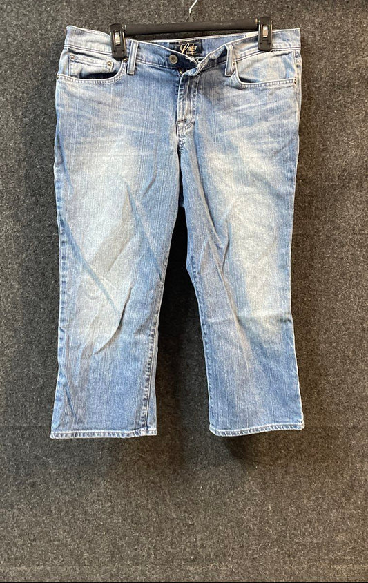 Lucky Brand Women's Vintage Y2K Classic Rider Crop Jeans Light Wash Sz 14/32