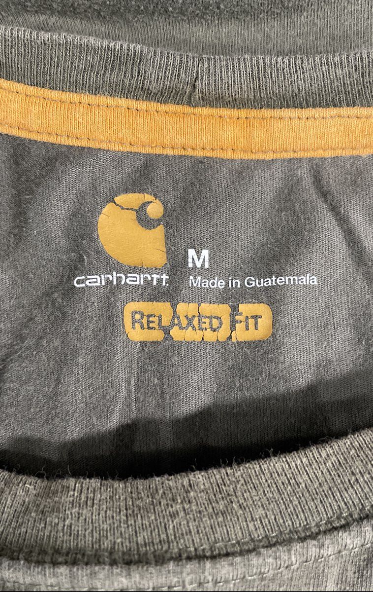 Carhartt Men's Relaxed Fit Force Midweight Pocket T-Shirt Lot of 2 Green Tan M
