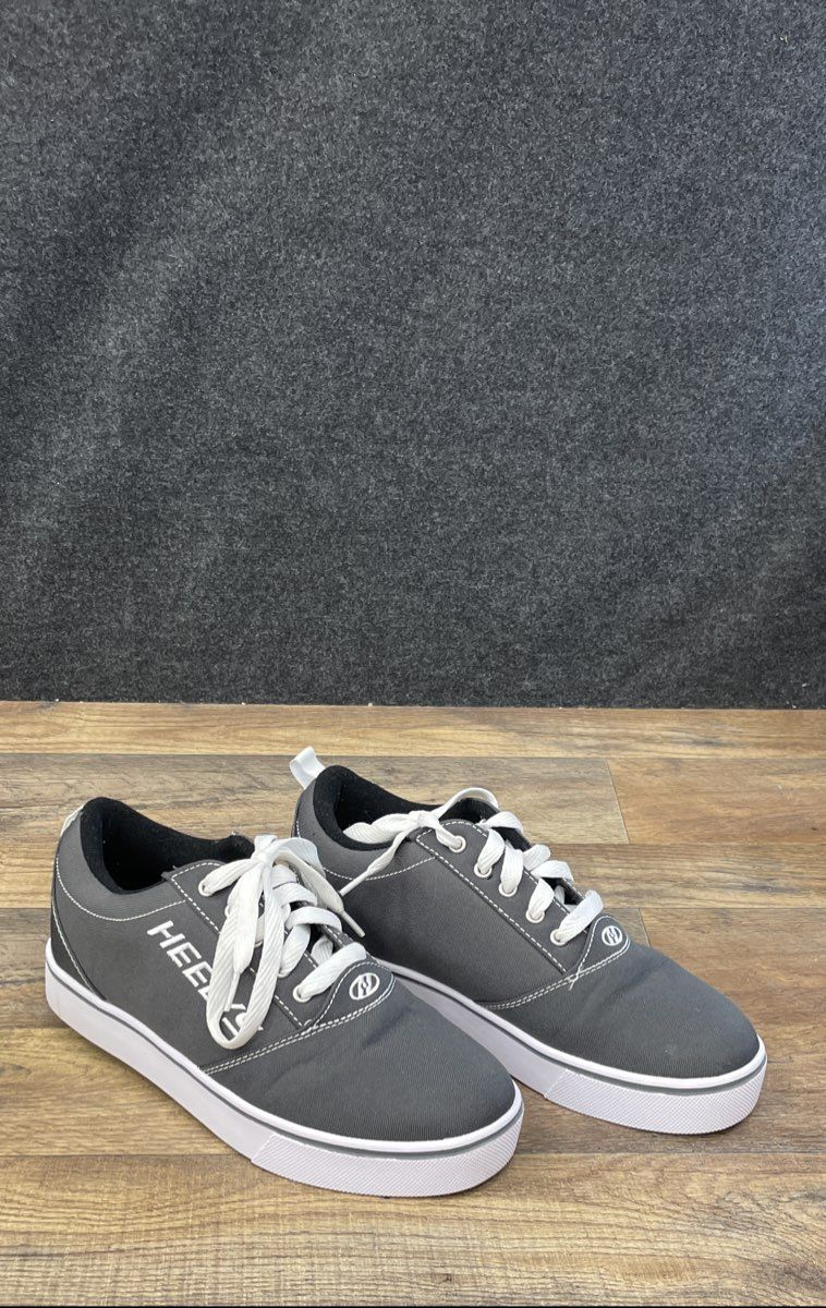 Heelys Pro 20 Canvas Black White Wheeled Skate Shoes Size 9