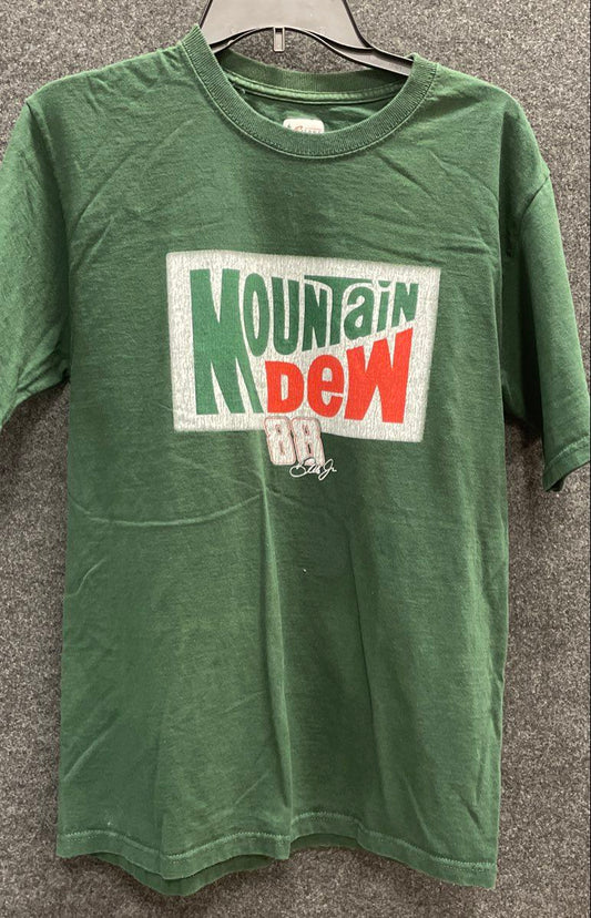 Dale Earnhardt Jr #88 NASCAR Mountain Dew Amp Energy T-Shirt Sz M Green