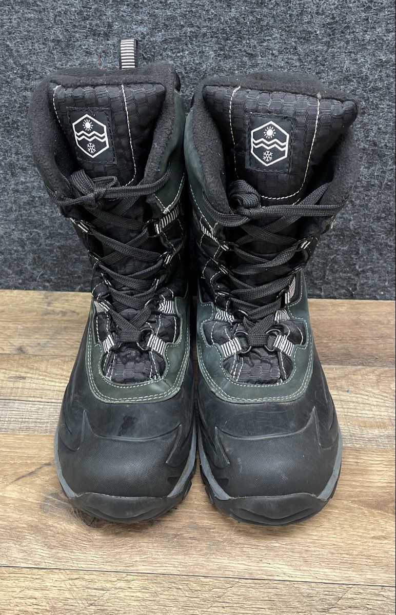 Khombu Free Fall Green Black Men's Winter Snow Boots Size 11