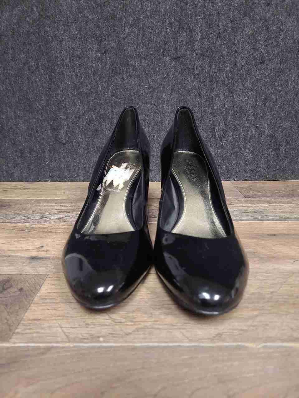 Lauren Ralph Lauren Nala Black Patent Leather Heels Pumps Size 10B