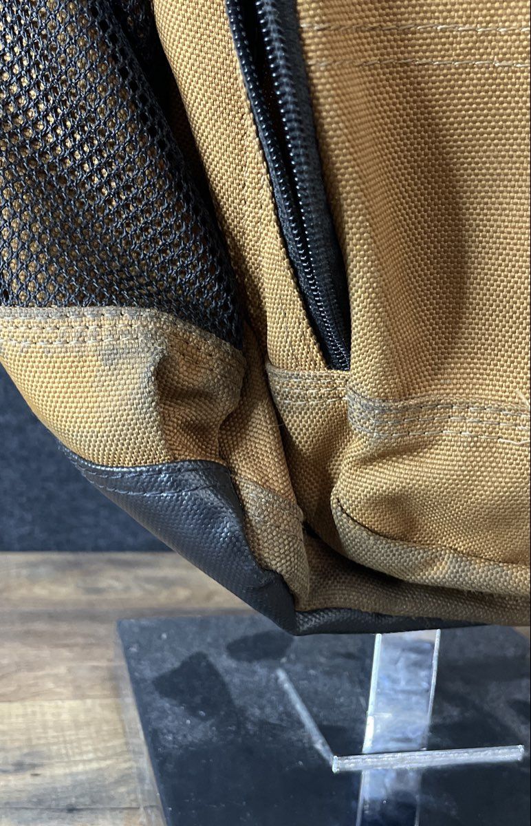 Carhartt Brown Heavy Duty Canvas Multi-Compartment Utility Laptop Backpack
