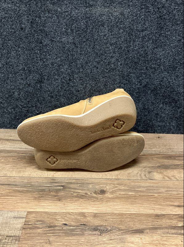 Timberland 37356 Wheat Nubuck Leather Side Zip Wedge Ankle Boots Women's Size 8M