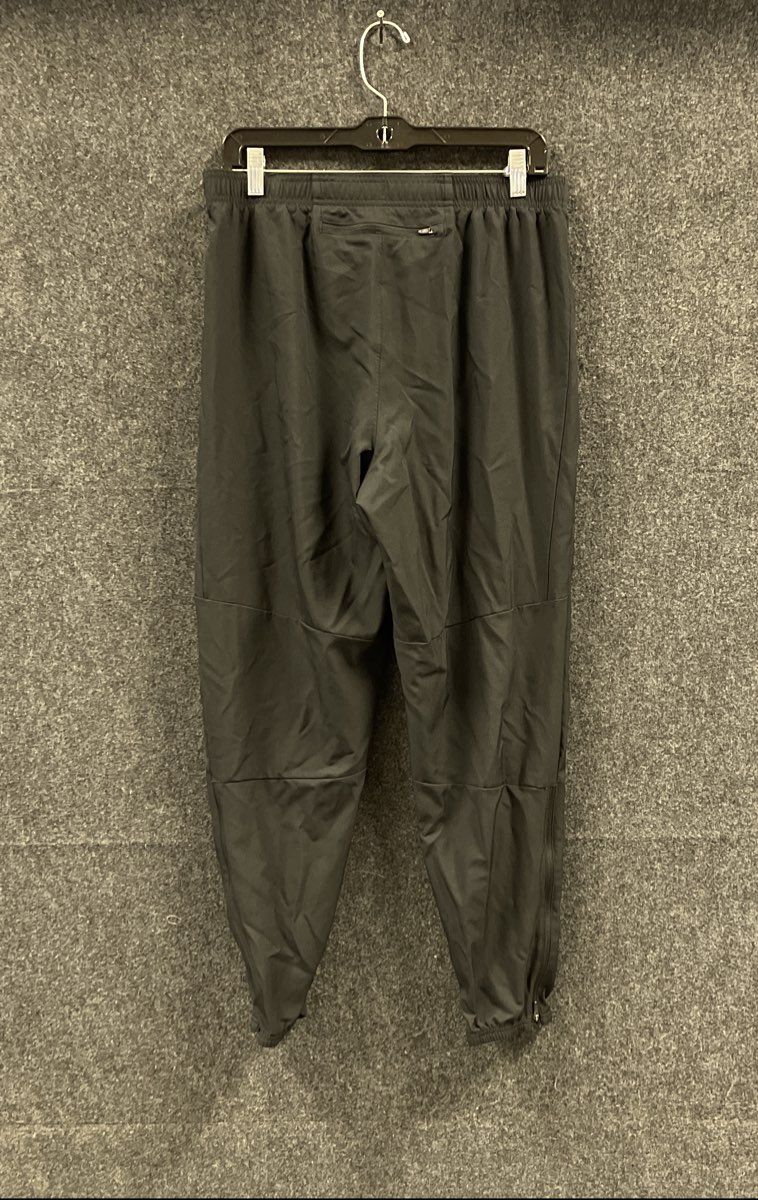 Nike Men's Black Dri-FIT Running Track Pants Ankle Zip Recycled Size L