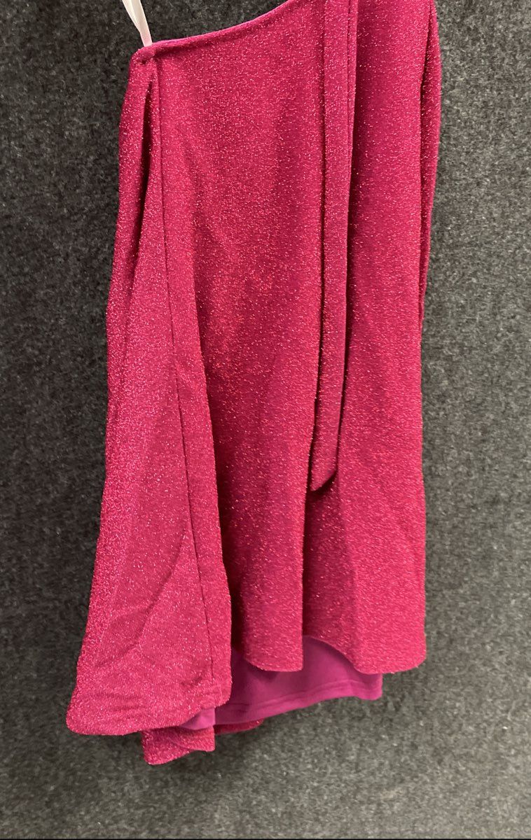 Princess Polly Women's Francesca Cut Out Mini Dress Pink Shimmer Lurex NWT Sz 6