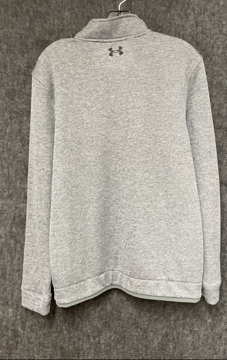 Under Armour Men's Storm ColdGear Fleece Quarter-Zip Pullover Gray Sz L