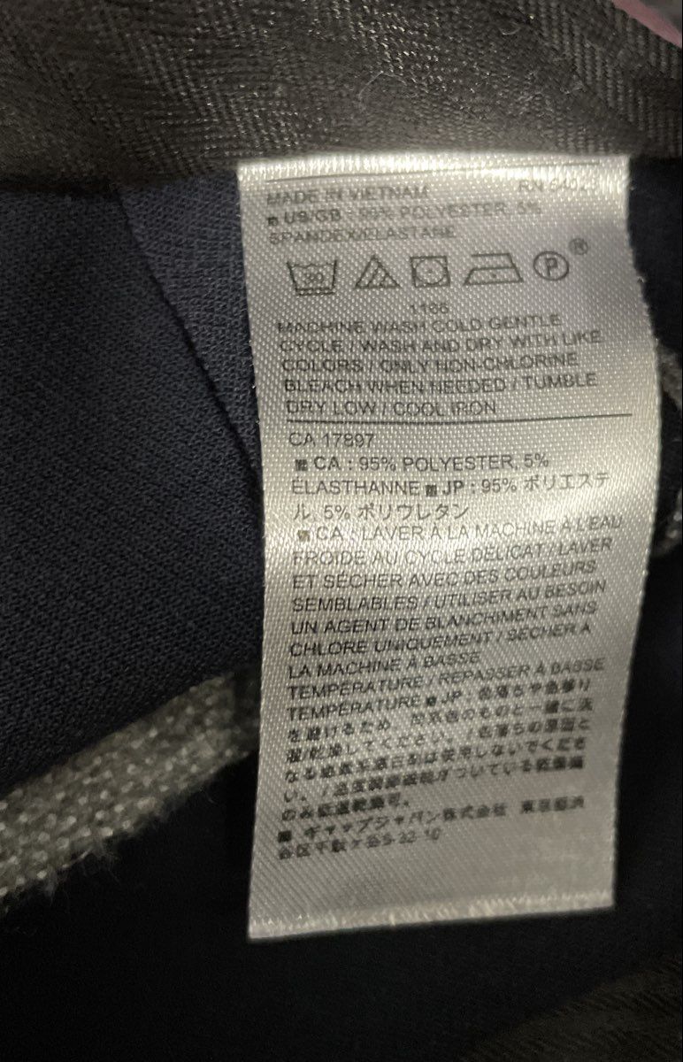Banana Republic Women's Navy Logan Fit Tie Waist Seamed Trouser Sz 6