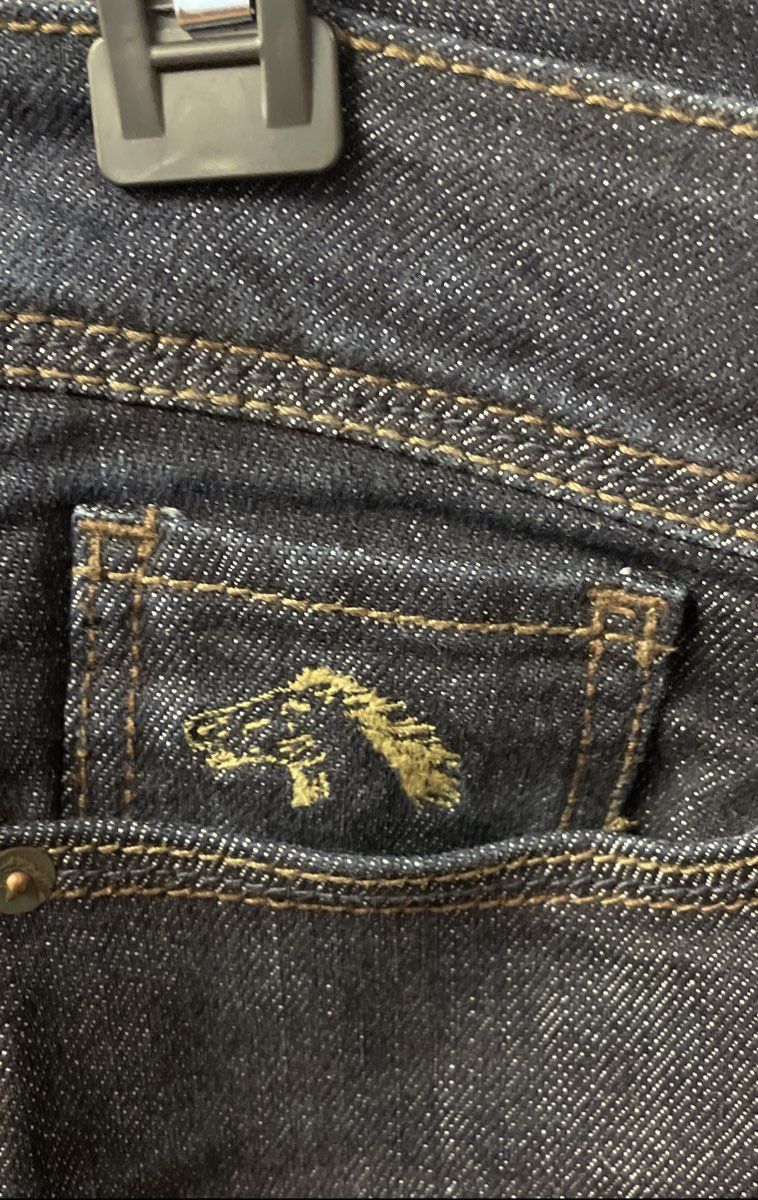 Jordache Legacy Women's Alexis Dark Blue Bootcut Jeans Decorative Pockets Sz 6