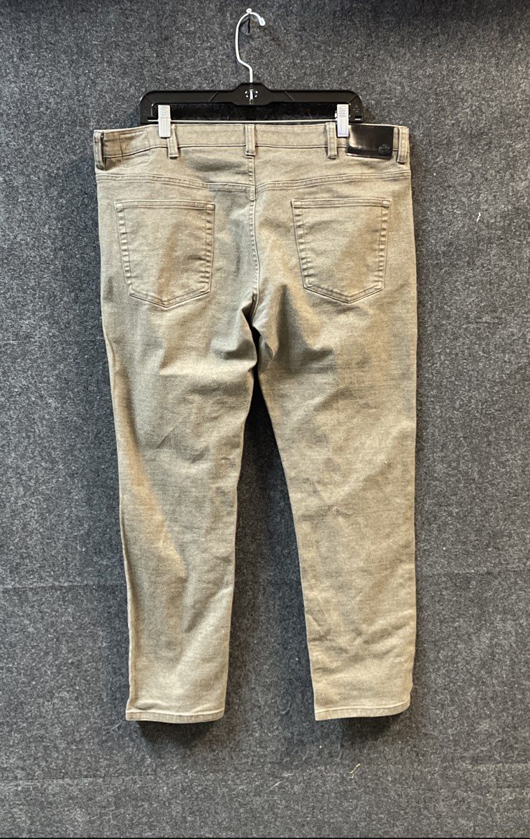 English Laundry Men's Olive Green Stretch 5-Pocket Cotton Blend Pants Sz 38x30