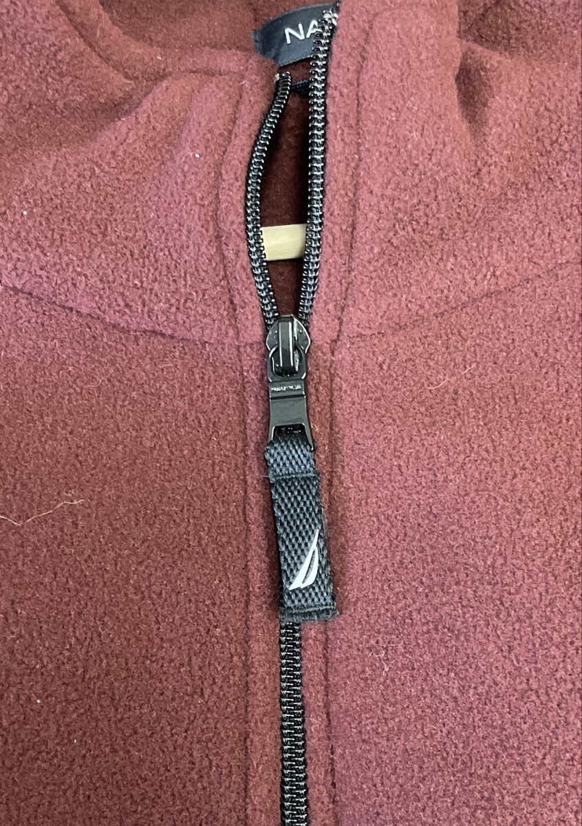 Nautica Men's Burgundy Nautex Fleece 1/4 Zip Pullover NWT Sz XXL
