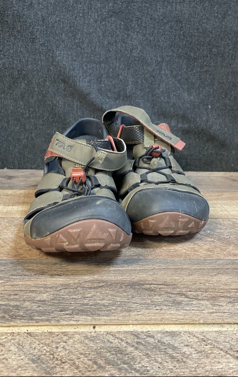 Teva Outflow CT Olive Green Black Waterproof Hiking Sport Sandals Size 11