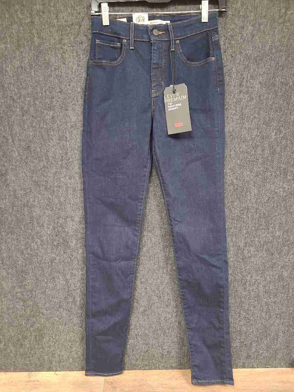 Levi's Premium Women's 721 High-Rise Skinny Jeans Indigo NWT Sz 26x32