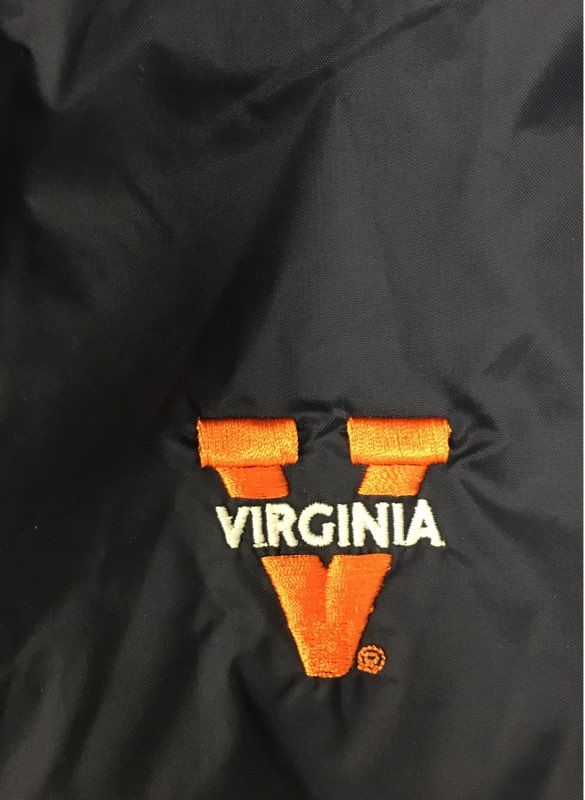 Vintage 90s Red Oak Men's Virginia Cavaliers UVA Windbreaker Navy Jacket Sz L