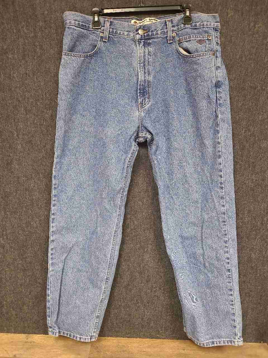 Vintage 90s Harley-Davidson Relaxed Fit Light Wash Denim Jeans Sz 38x30