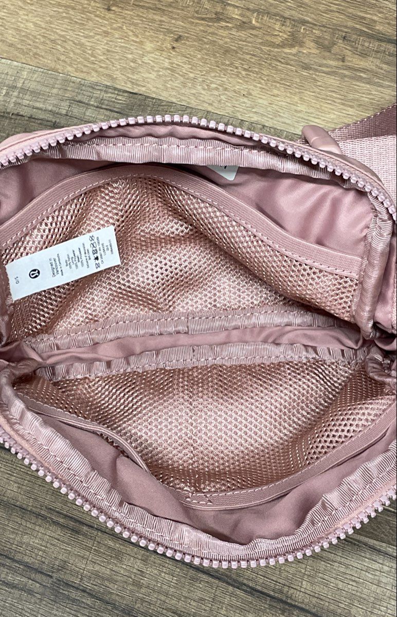 Lululemon Pink Everywhere Belt Bag Adjustable Waist Pouch Crossbody