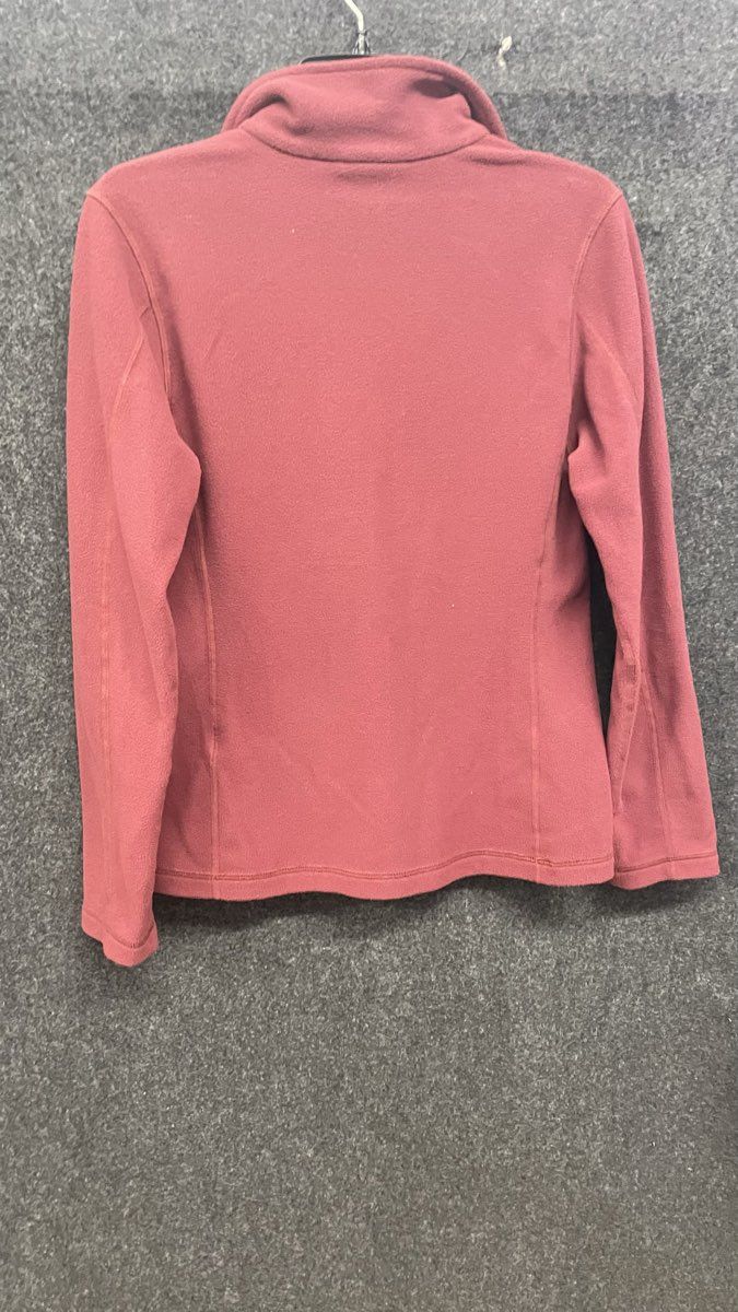 Patagonia Women's Micro D 1/4 Zip Pullover Dark Pink Fleece Sz S