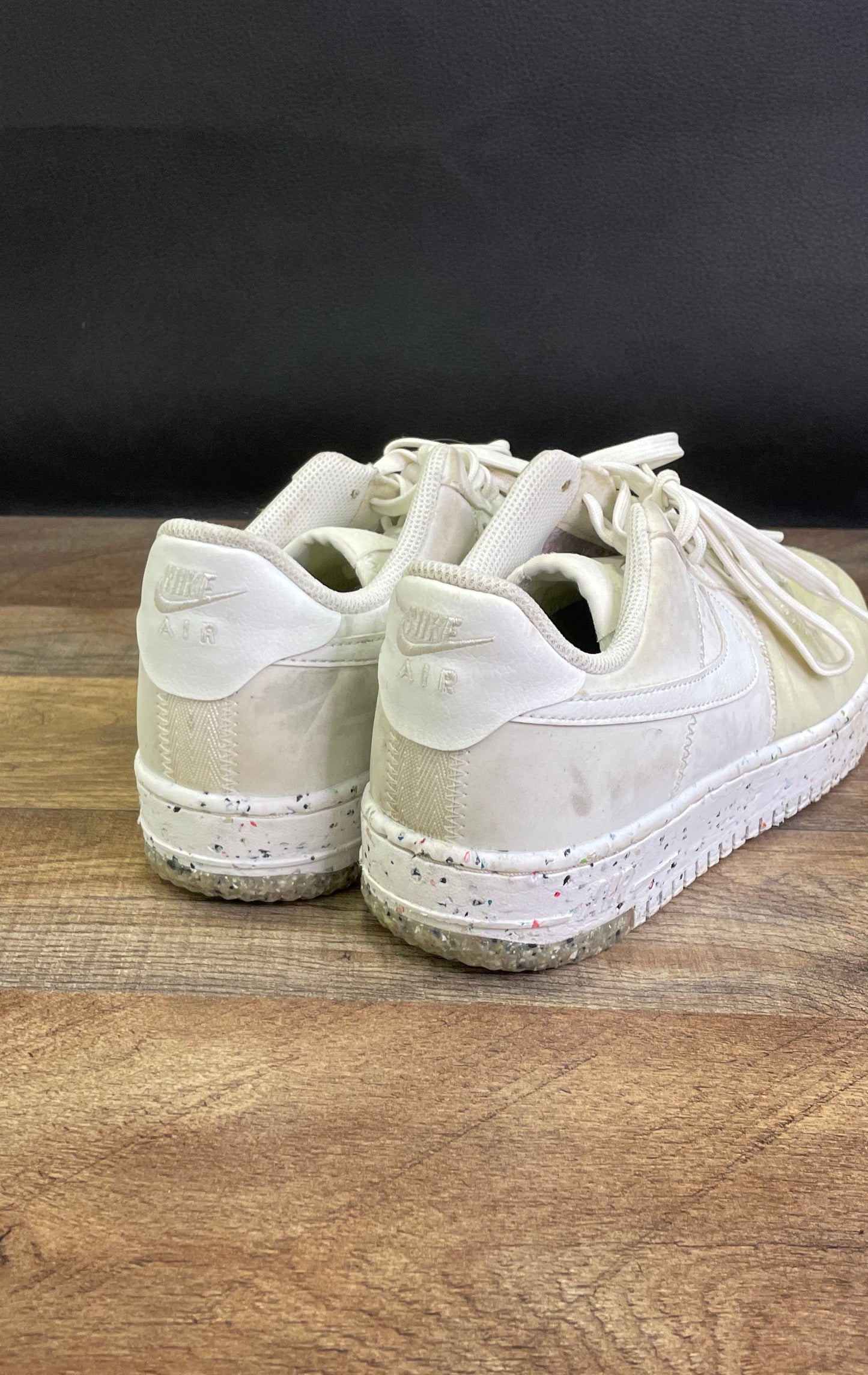 Nike Air Force 1 Crater Summit White Barely Volt Sneakers Women's Size 7.5