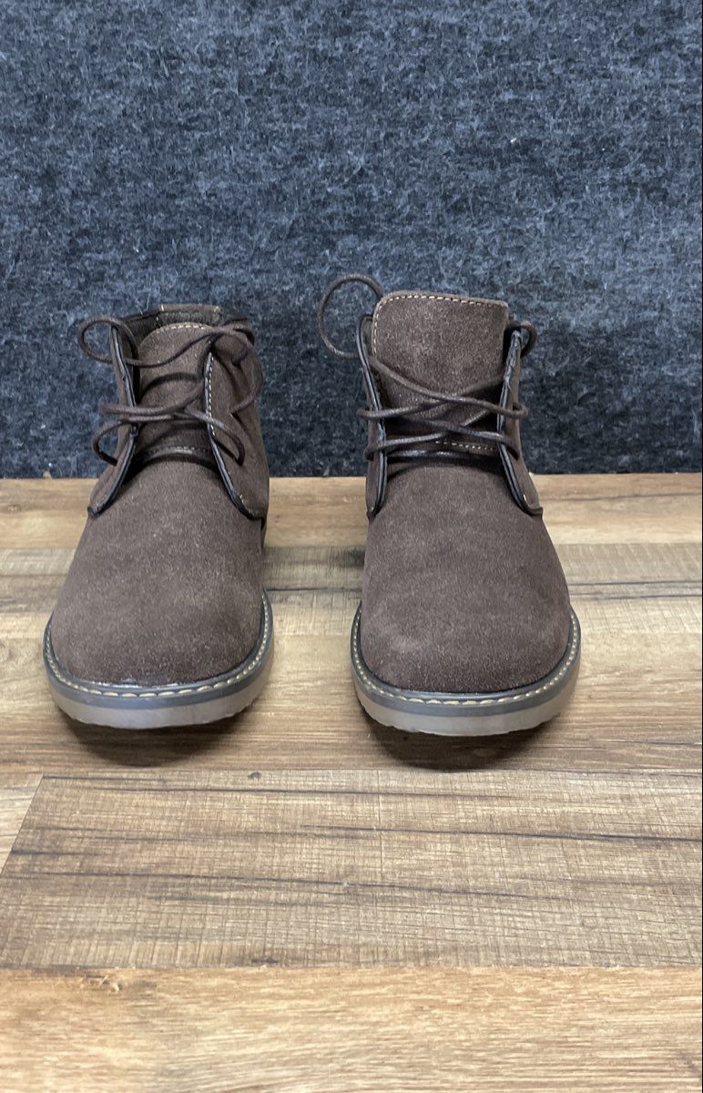 Kenneth Cole Reaction Brown Faux Suede Desert Chukka Boots Men's Size 10